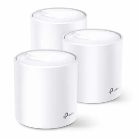 Sistema Mesh TP-Link Deco X20 Wi-Fi 6 AX1800 Dual-Band Pack de 3 Branco - Imagem 1