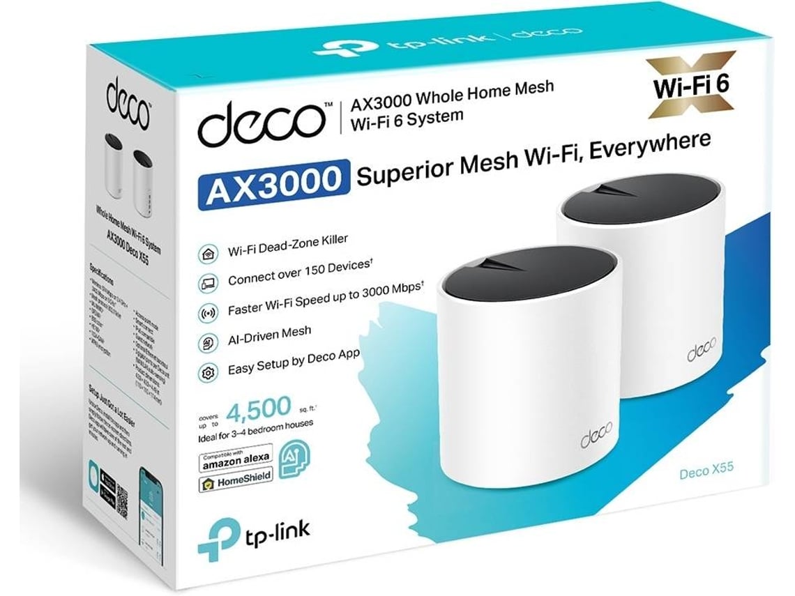 Sistema Mesh TP-Link Deco X55 3000Mbps/ 2.4GHz 5GHz/ Pack de 2 - Imagem 8