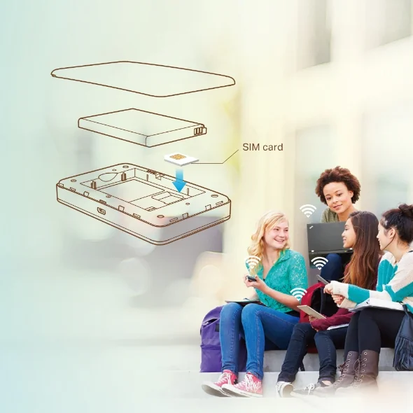 Router Wi-Fi Móvel 4G TP-Link M7350 150Mbps Dual Band 2.4GHz/5GHz Ecrã TFT Bateria 2550mAh - Imagem 4