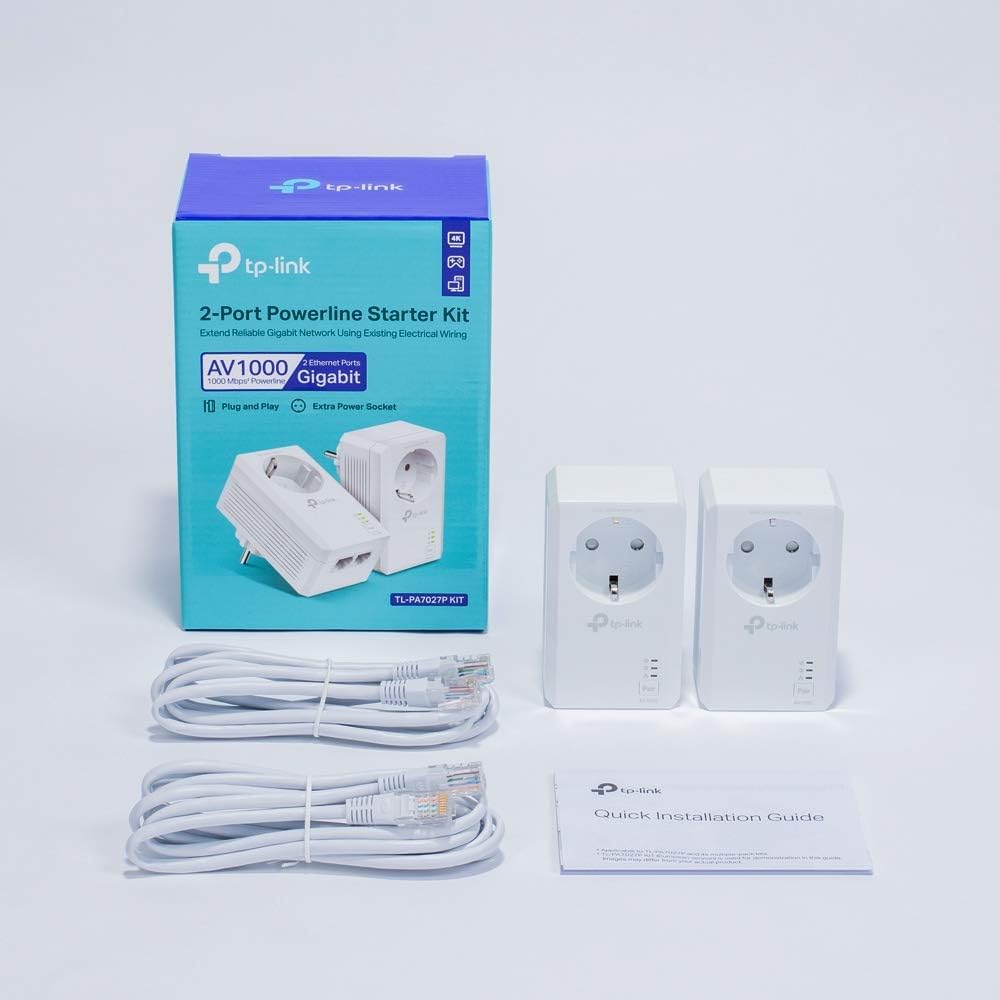 Adaptador Powerline TP-Link TL-PA7027P KIT 1000Mbps/ Alcance 300m/ Pack de 2 - Imagem 8