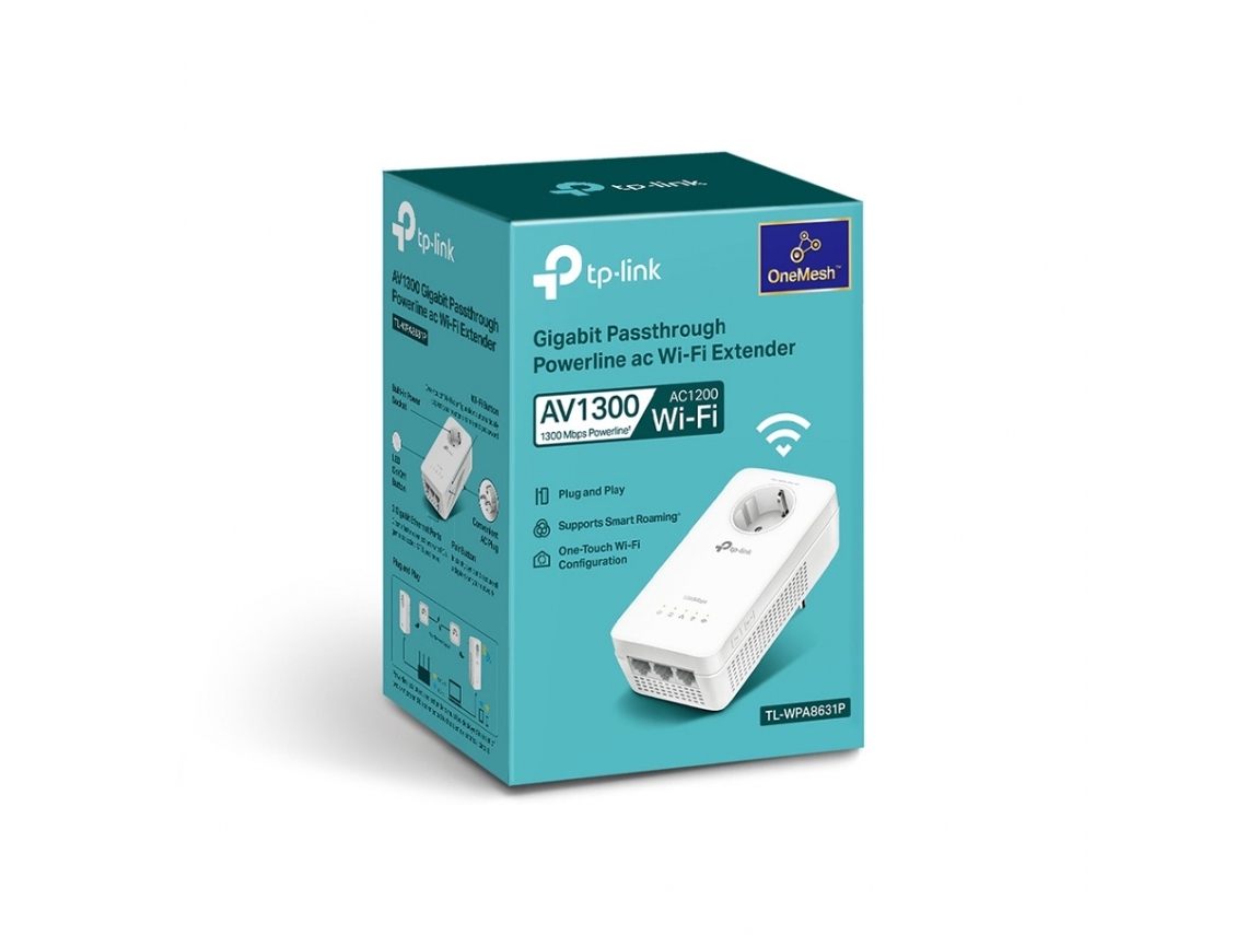 Adaptador Powerline TP-Link TL-WPA8631P 1300Mbps/ Alcance 300m - Imagem 2