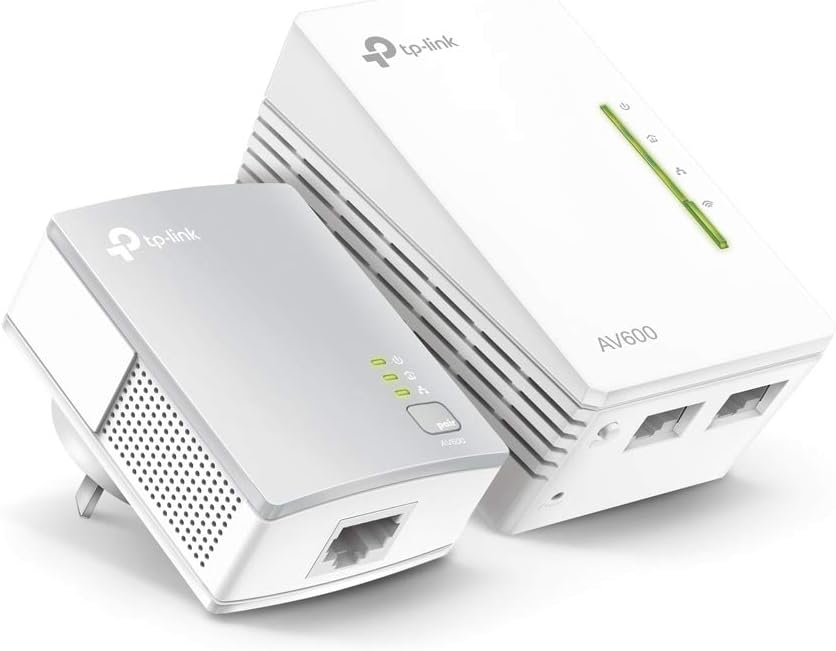 Adaptador Powerline TP-Link WPA4221KIT 600Mbps/ Alcance 300m/ Pack de 2