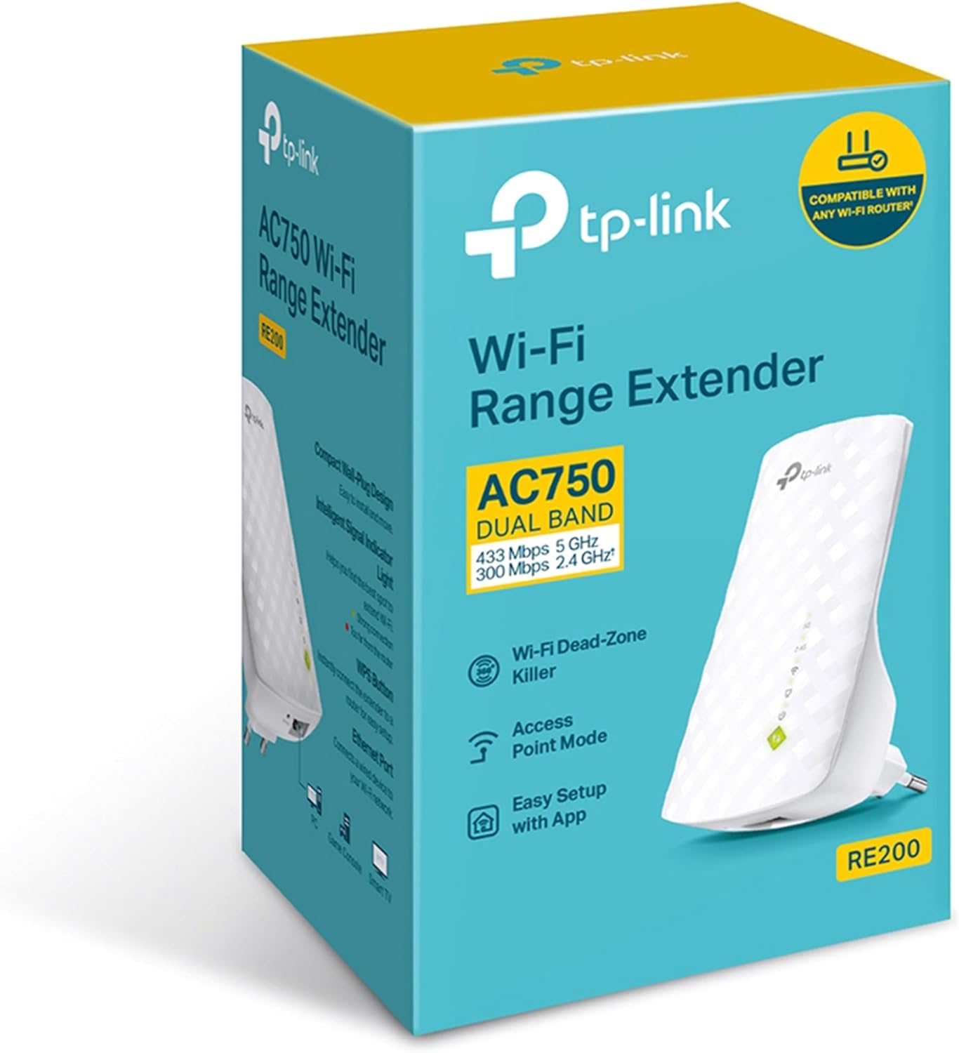 Repetidor Sem Fios TP-Link AC750 750Mbps/ 3 Antenas Internas - Imagem 7