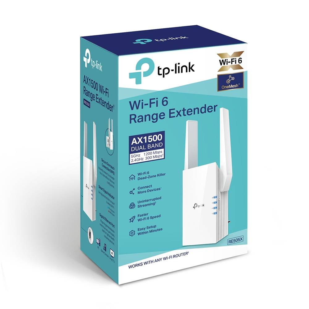 Repetidor Sem Fios TP-Link RE505X/ WiFi 6/ 1500Mbps/ 2 Antenas - Imagem 4