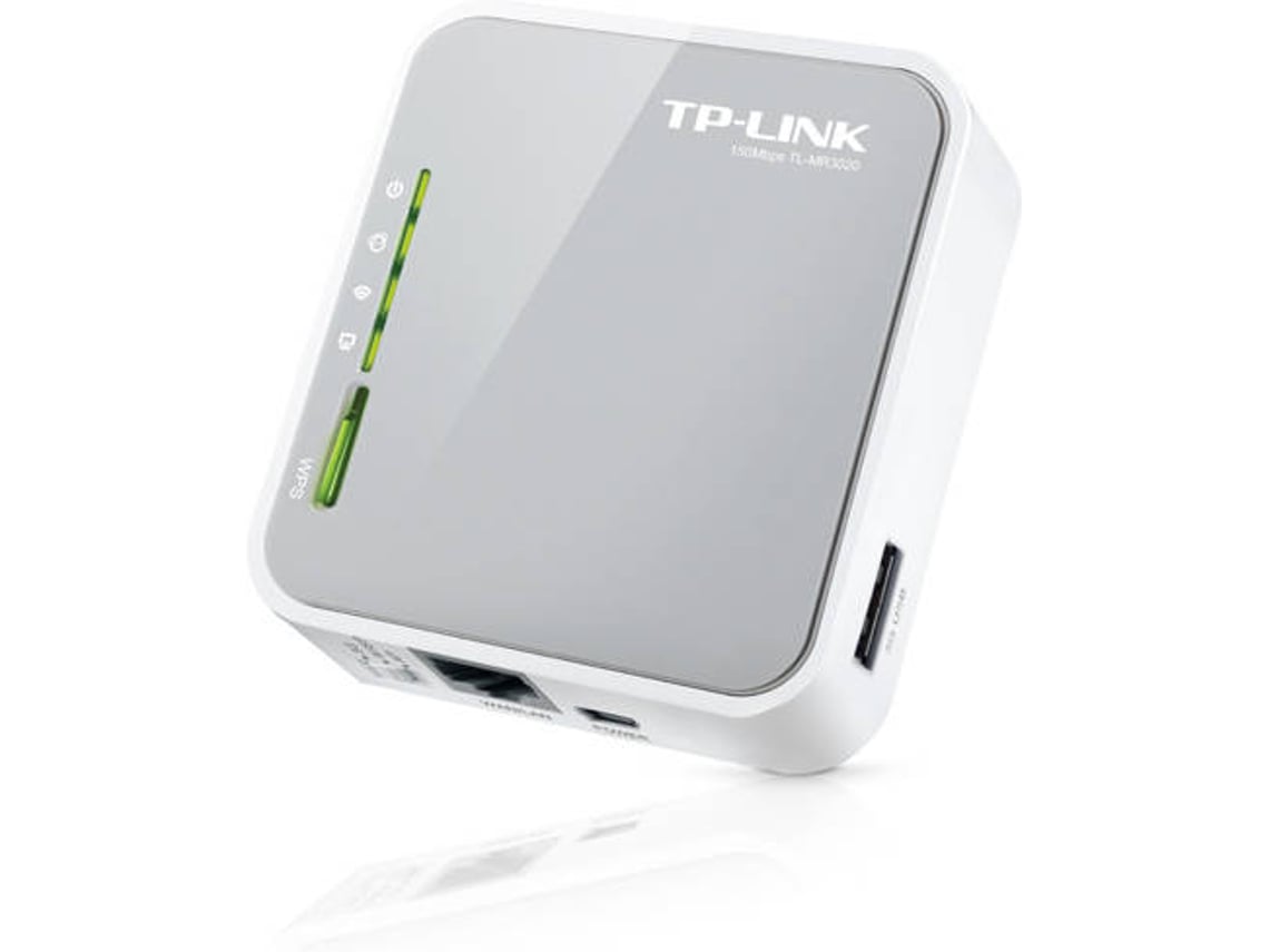 Router Sem Fios 3G TP-Link TL-MR3020 150Mbps/ 2.4GHz/ 1 Antena/ WiFi 802.11n/g/b