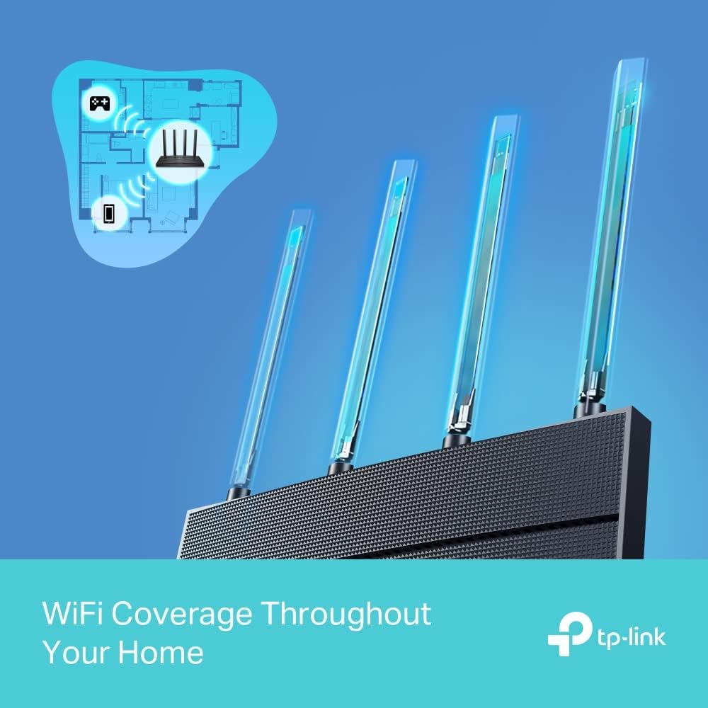 Router Wireless TP-Link Archer AX12/ WiFi 6/ 1500 Mbps/ 2.4GHz 5GHz/ 4 Antenas/ WiFi 802.11ax/ac/n/a/ - n/b/g - Imagem 5