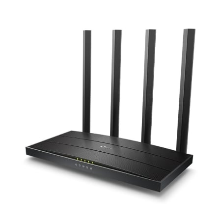 Router TP-Link Archer C6 Dual-Band AC1200 867Mbps/300Mbps 4 Antenas MU-MIMO Beamforming Preto - Imagem 2