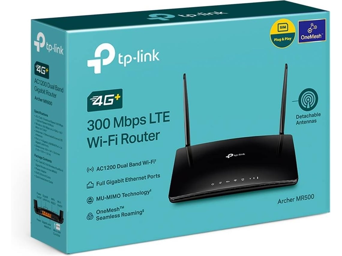 Router Sem Fios 4G TP-Link Archer MR500 1200Mbps 2.4GHz 5GHz/ 2 Antenas/ WiFi 802.11a/n/ac - b/g/n - Imagem 12