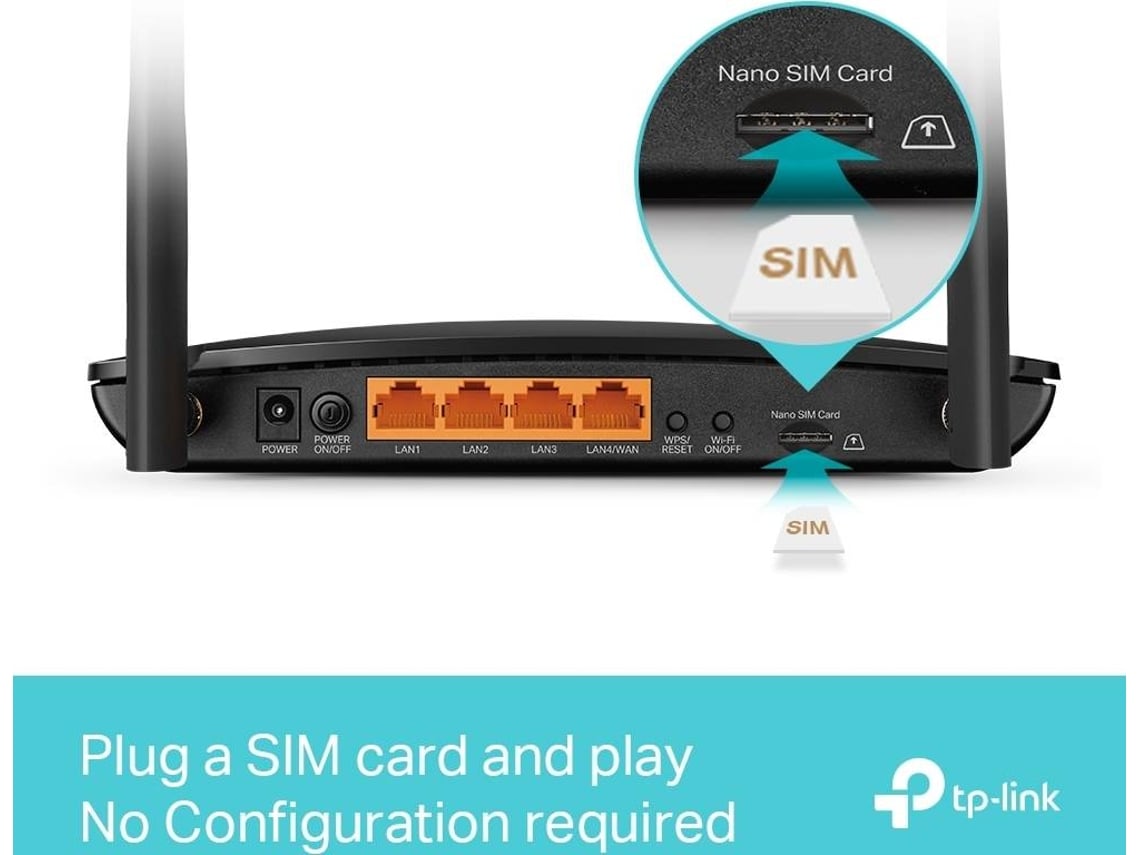 Router Sem Fios 4G TP-Link Archer MR500 1200Mbps 2.4GHz 5GHz/ 2 Antenas/ WiFi 802.11a/n/ac - b/g/n - Imagem 11