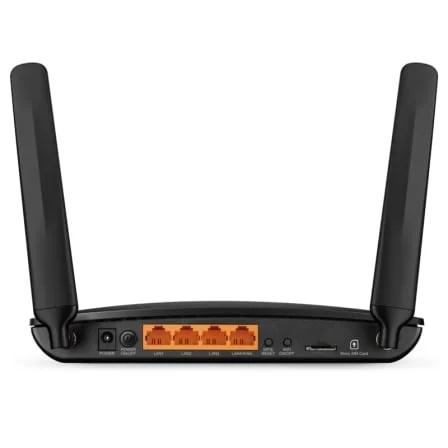 Router 4G LTE TP-Link TL-MR6400 N300 2.4GHz 300Mbps com 2 Antenas Destacáveis e Slot SIM - Imagem 3