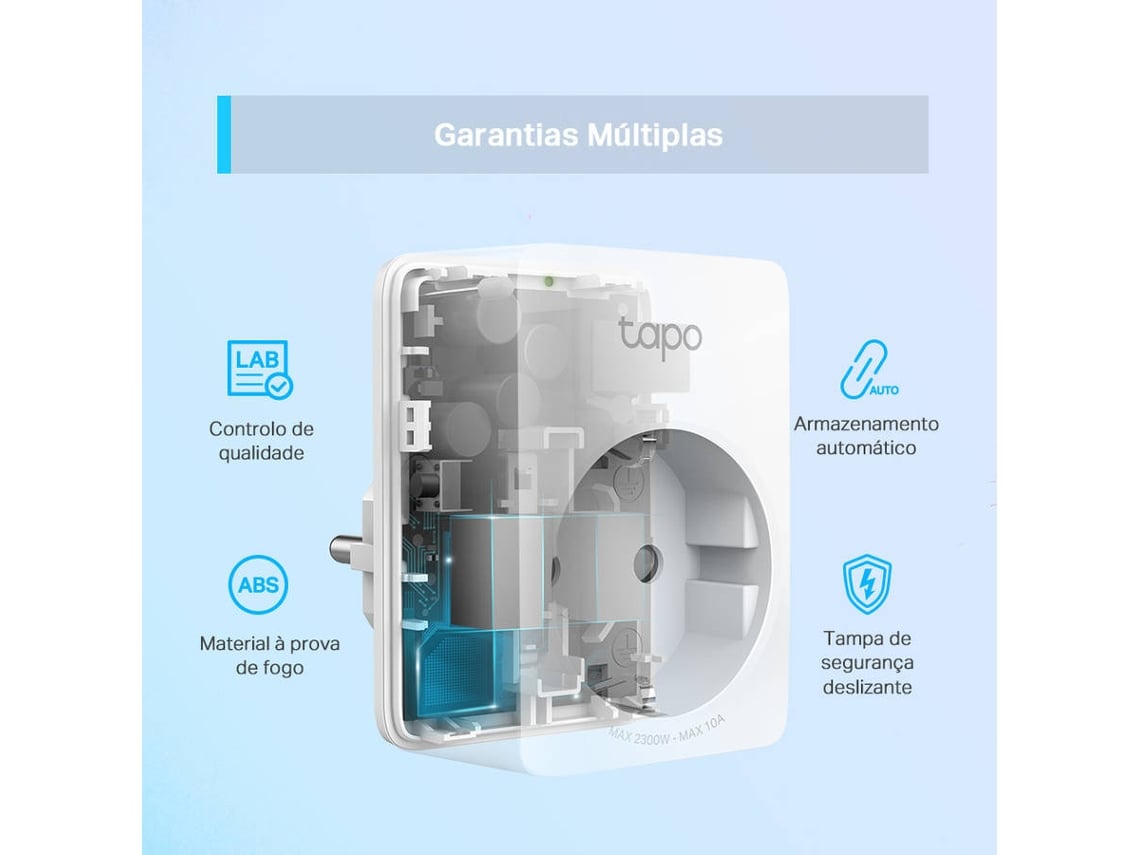 Tomada Inteligente WiFi TP-Link Tapo P100 - Imagem 5