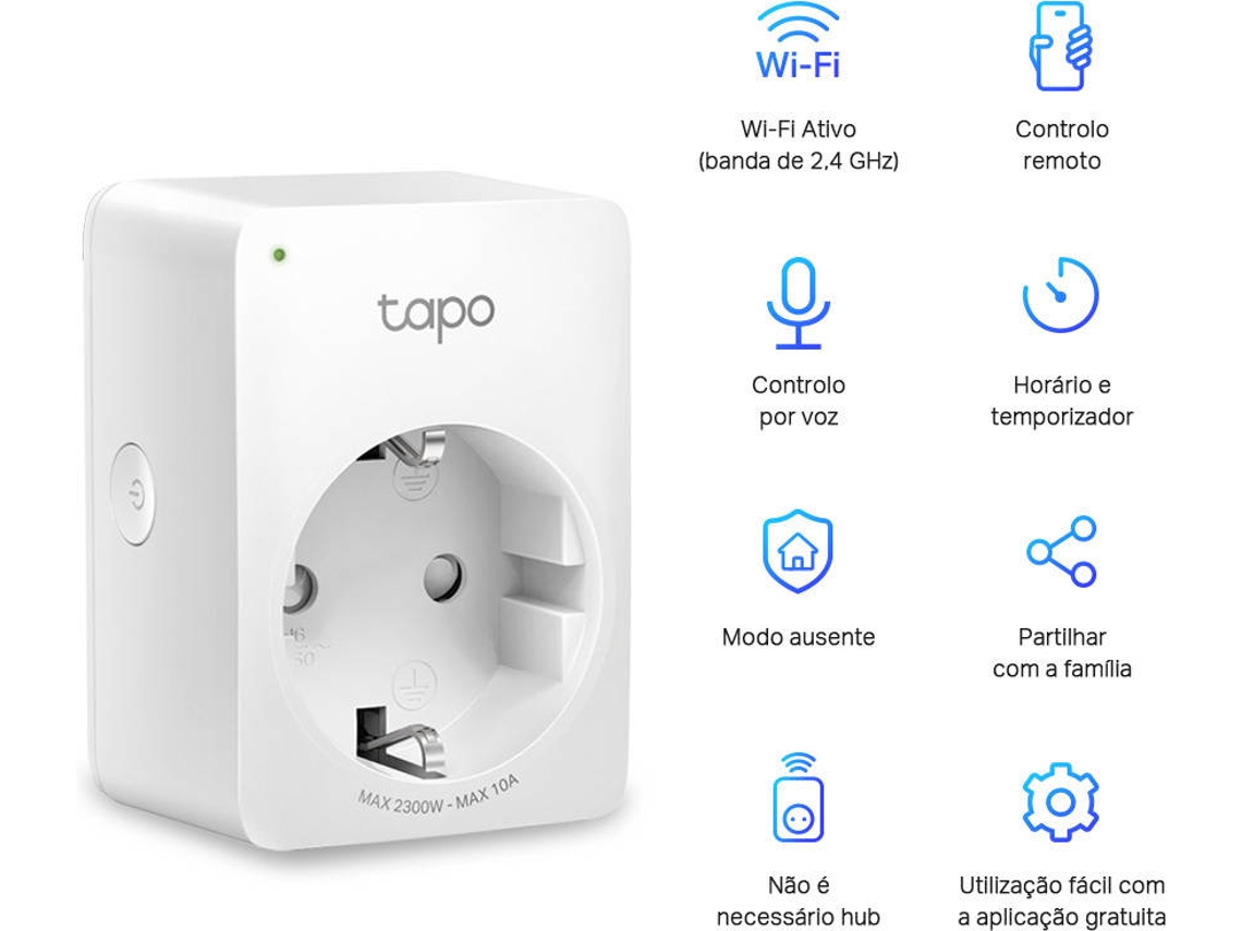 Tomada Inteligente WiFi TP-Link Tapo P100 - Imagem 7