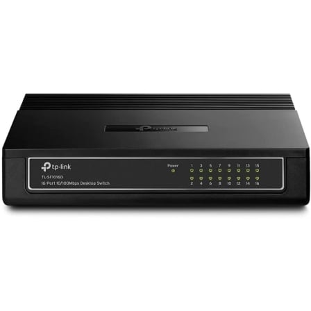 Switch TP-Link TL-SF1016D 16 Portas RJ-45 10/100 Mbps Desktop