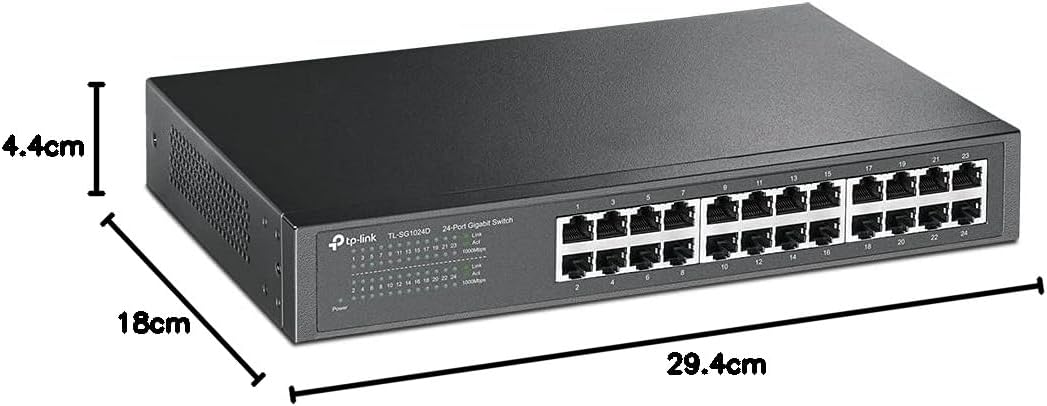 Switch TP-Link 24P GIGA 24 Portas/ RJ-45 10/100/1000 - Imagem 3