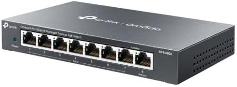 Switch TP-Link TL-RP108GE 8 Portas/ RJ-45 10/100/1000 PoE