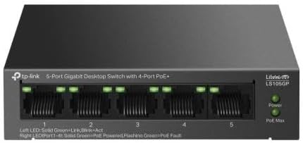 Switch TP-Link TL-RP108GE 8 Portas/ RJ-45 10/100/1000 PoE - Imagem 4
