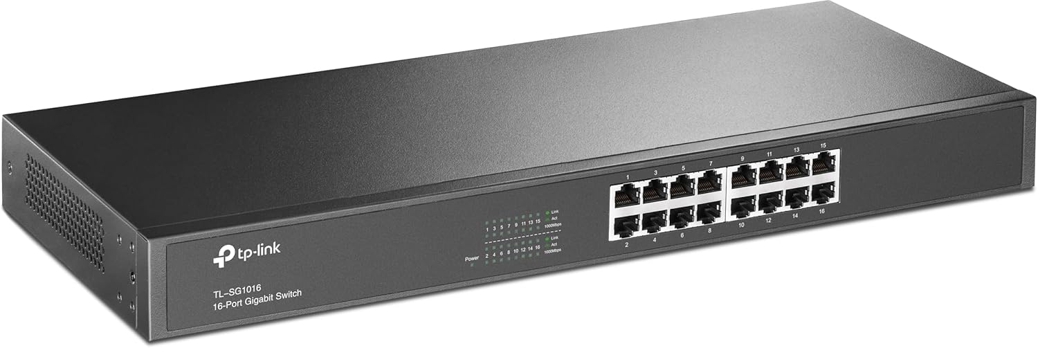 Switch TP-Link TL-SG1016 16 Portas/ RJ-45 10/100/1000