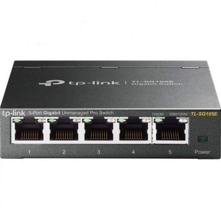 Switch TP-Link Easy Smart TL-SG105E 5 Portas/ RJ-45 10/100/1000 - Imagem 2