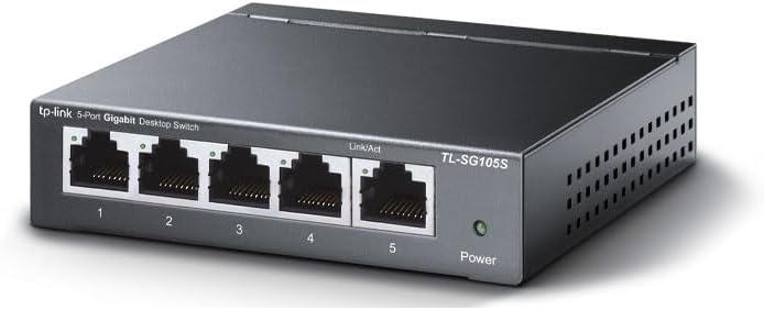 Switch TP-Link TL-SG105S 5 Portas/ RJ-45 10/100/1000 - Imagem 2