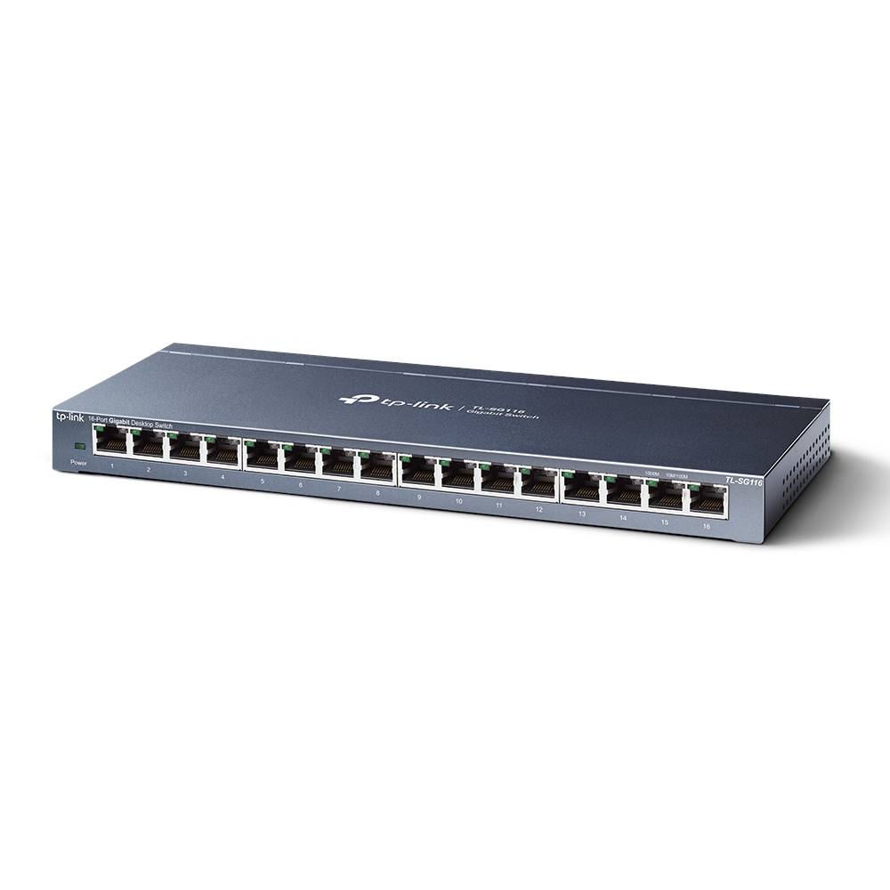 Switch TP-Link TL-SG116 16 Portas/ RJ-45 10/100/1000 - Imagem 2
