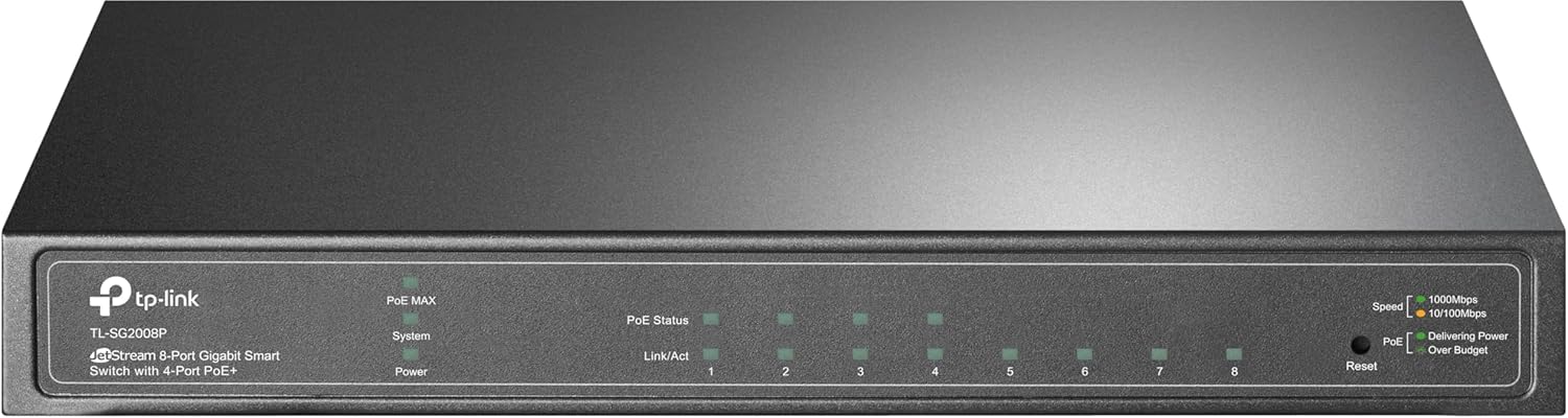 Switch Gerível TP-Link Omada TL-SG2008P 8 Portas/ RJ-45 10/100/1000/ PoE - Imagem 3