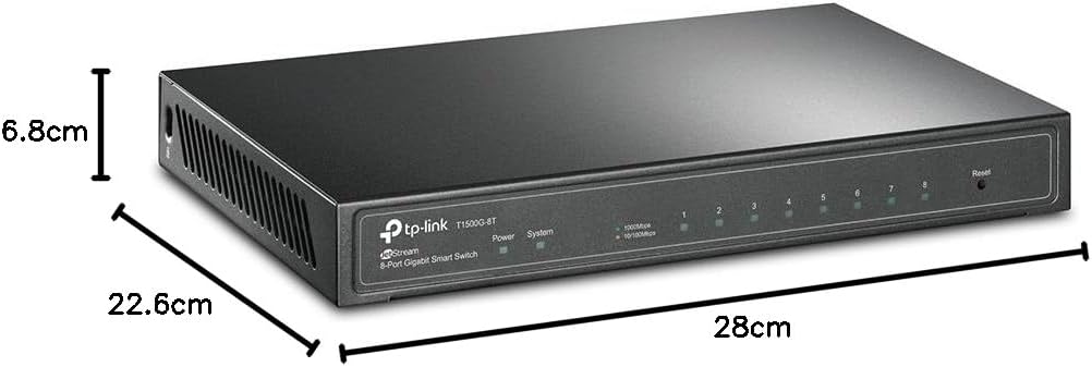 Switch Gerenciável TP-Link TL-SG2008 8 Portas/ RJ-45 10/100/1000 - Imagem 5