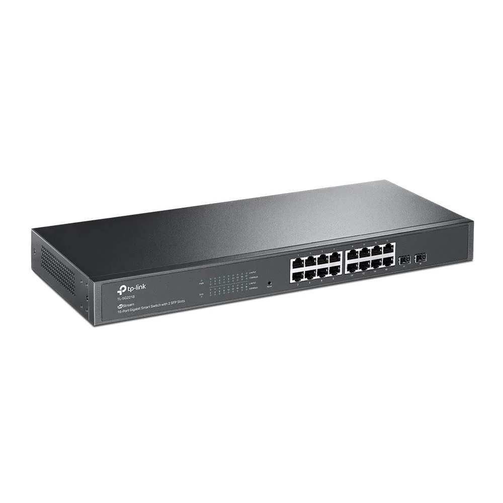 Switch TP-Link Omada TL-SG2218 16 Portas Gigabit RJ45 + 2 Slots SFP Gestão Cloud Omada SDN - Imagem 2