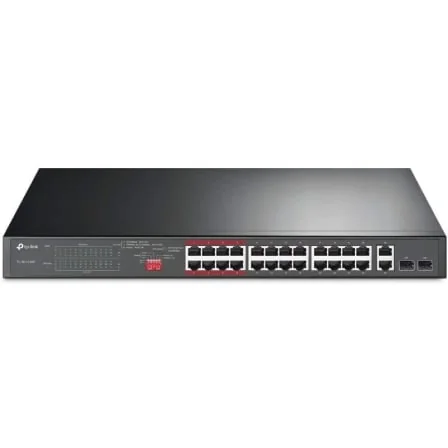 Switch TP-Link TL-SL1226P 26 Portas (24 PoE+ 250W) 2 Gigabit RJ45 2 Combo SFP