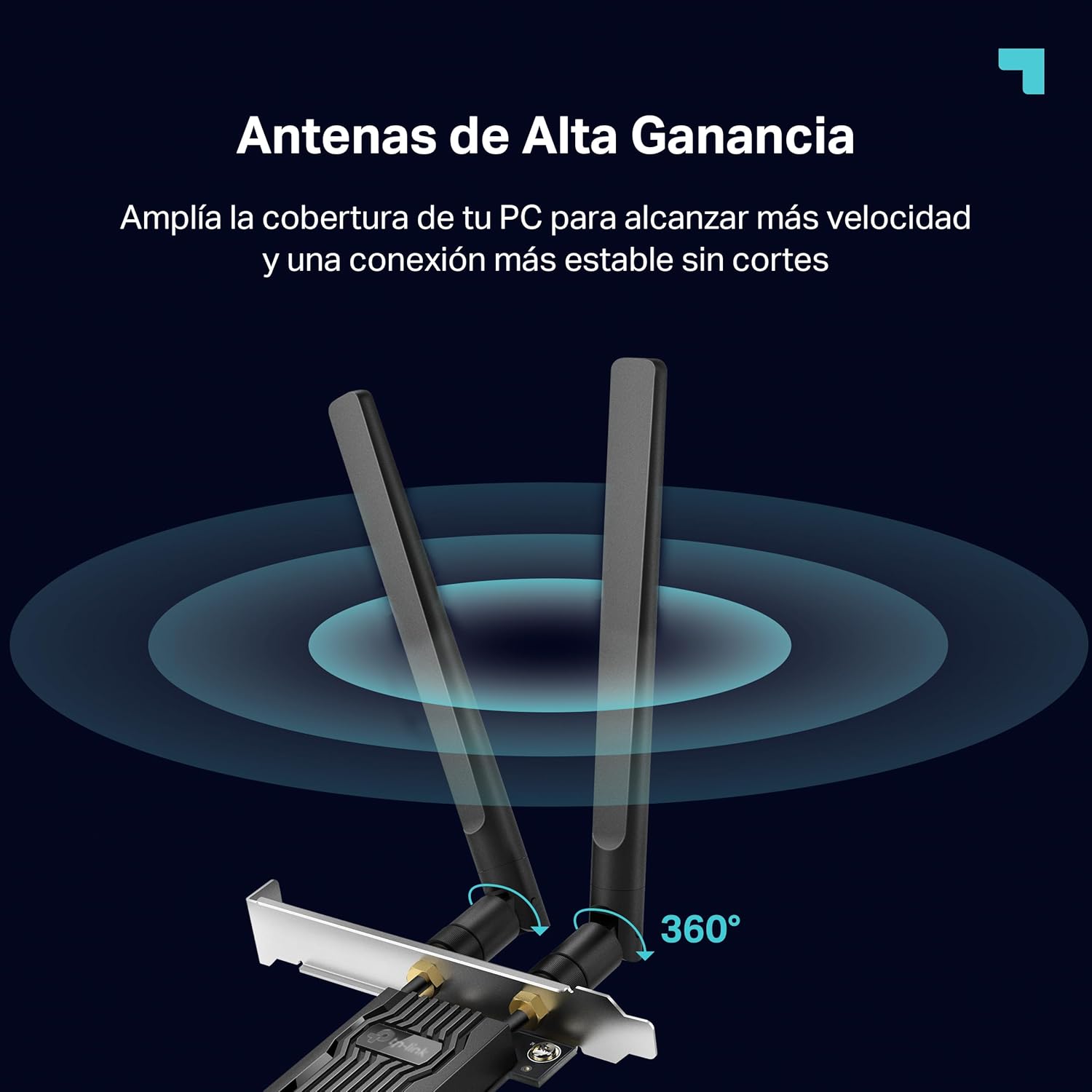 Placa de Rede Sem Fios PCI Express TP-Link Archer TX20E/ 1800Mbps/ 2.4/5GHz - Imagem 4