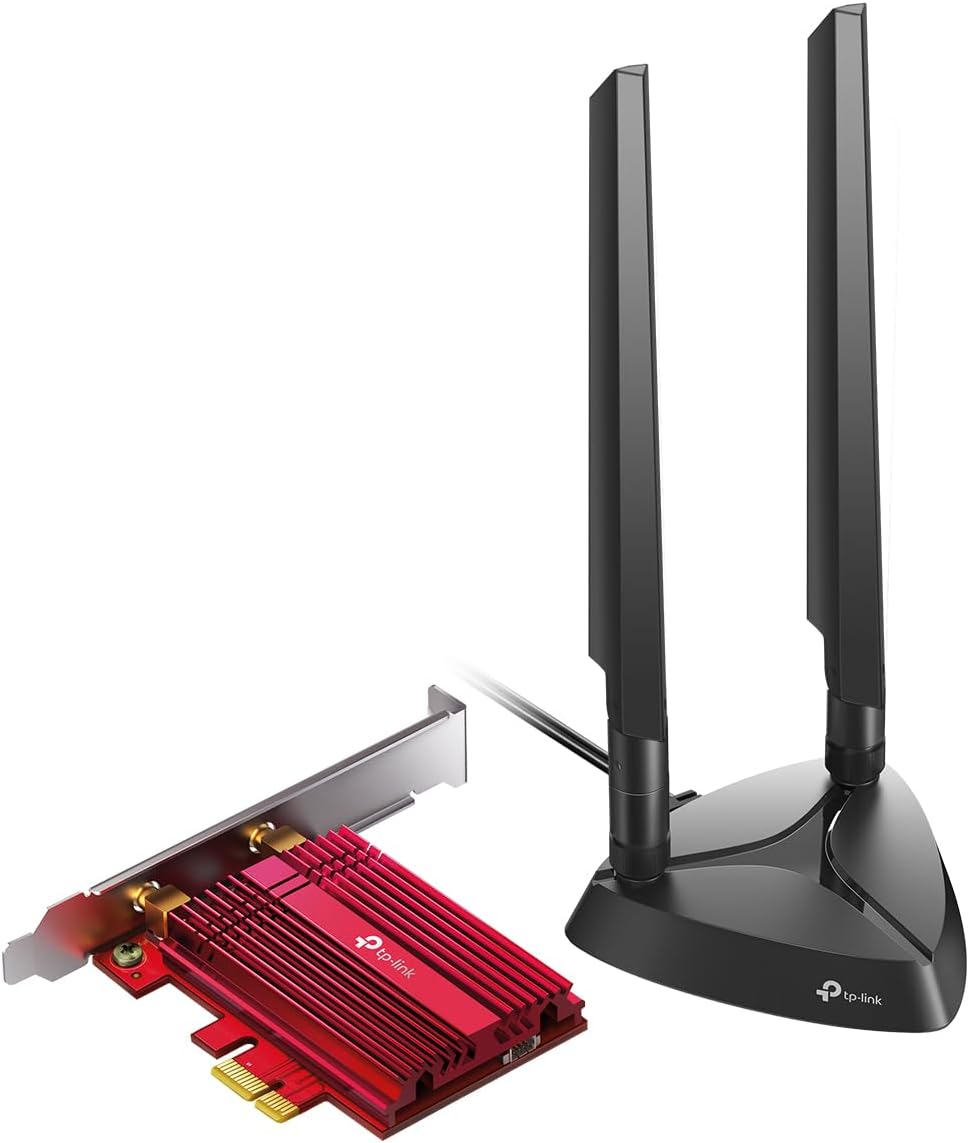 Placa de Rede Sem Fios-PCI Express TP-Link Archer TXE75E/ 5400Mbps/ 2.4/5/6GHz - Imagem 2