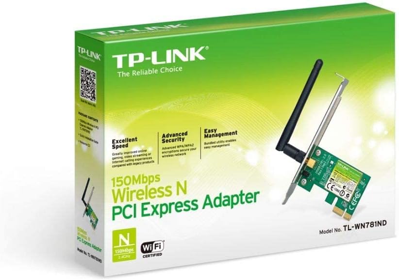 Placa de Rede Sem Fios TP-Link 150Mbps W-N PCI Express - Imagem 2
