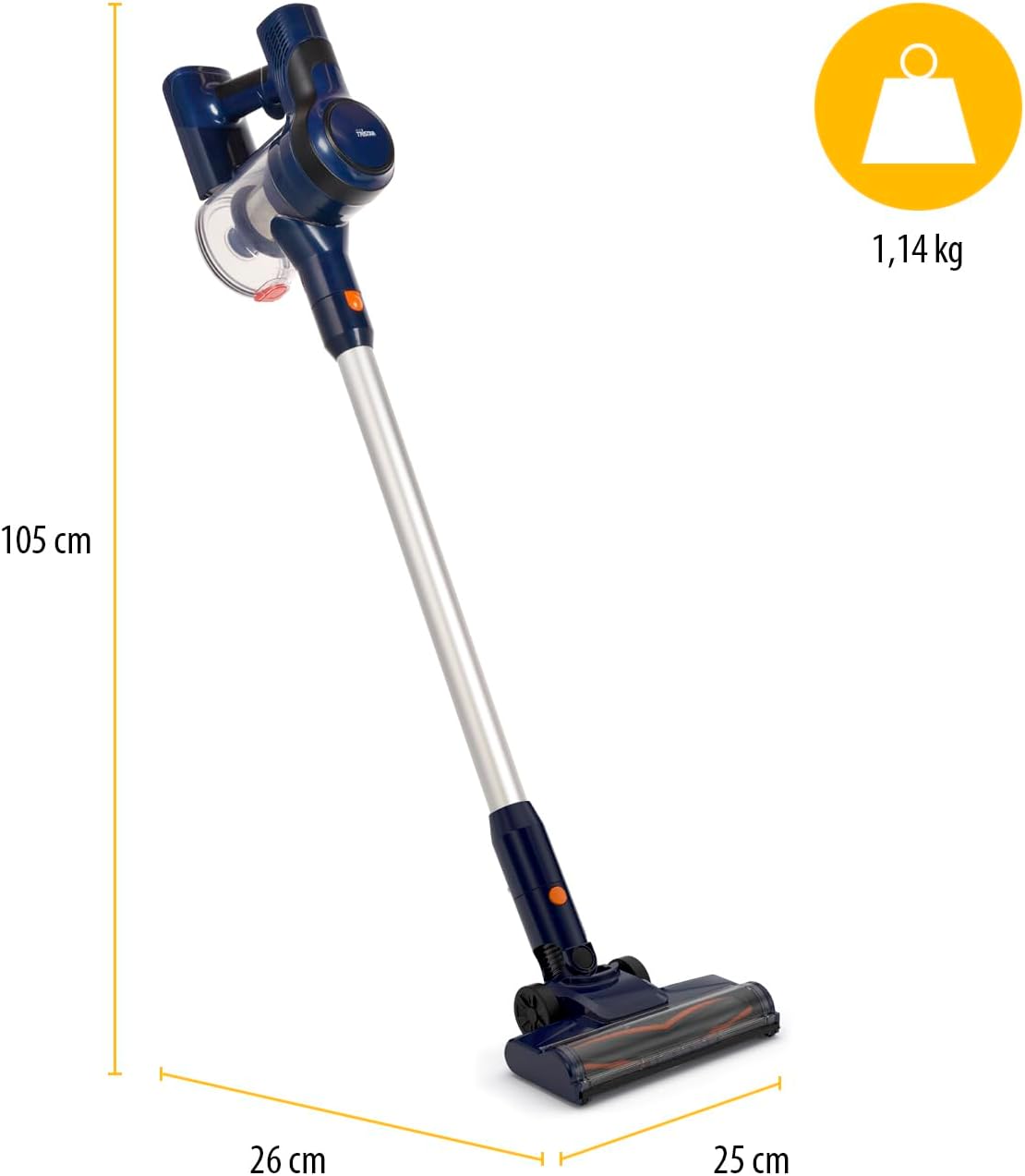 Aspirador Vassoura com bateria Tristar SZ-2360/ 150W/ Autonomia 40 Min - Imagem 2