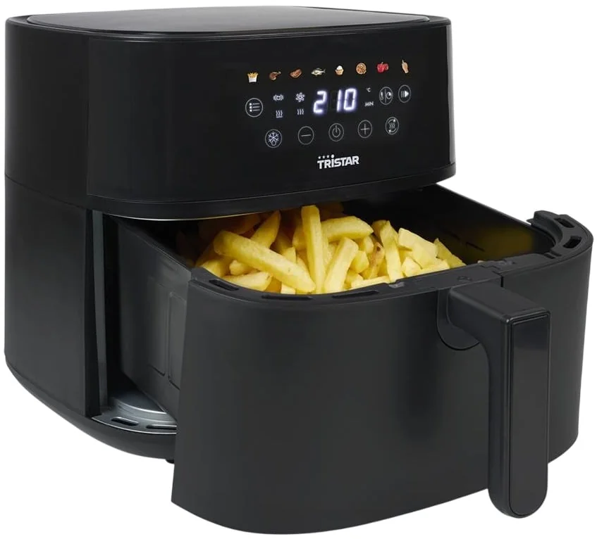 Fritadeira sem Óleo Tristar FR-9071 Digital 8L 2000W 8 Programas Ecrã LED - Imagem 2