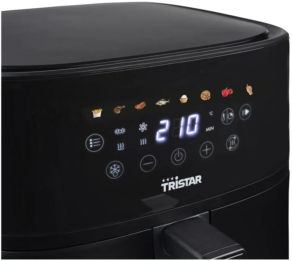 Fritadeira sem Óleo Tristar FR-9071 Digital 8L 2000W 8 Programas Ecrã LED - Imagem 3