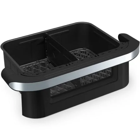 Fritadeira sem Óleo Tristar FR-9078 Dualzone Flex 10L 2800W Digital com Divisor Removível Preto - Imagem 4