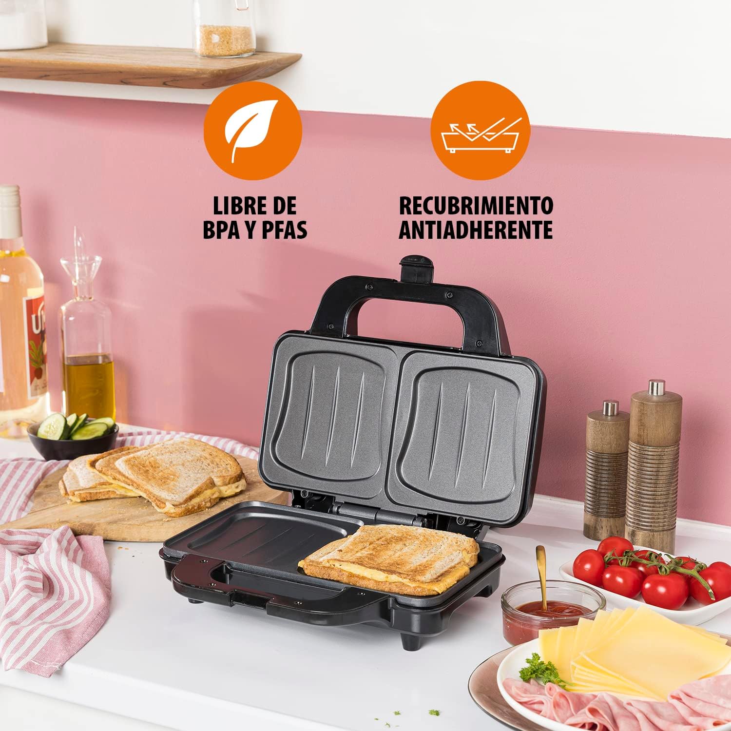Sanduicheira Tristar SA-3060/ 900W/ para 2 sanduíches - Imagem 4