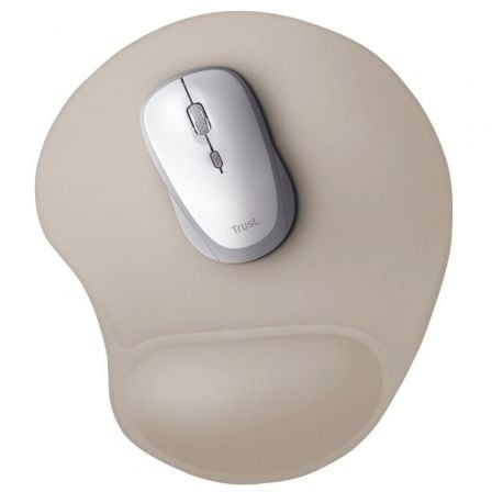 Tapete de Rato Ergonómico Trust BigFoot Pad/ 16 x 205 x 236mm/ Bege - Imagem 3