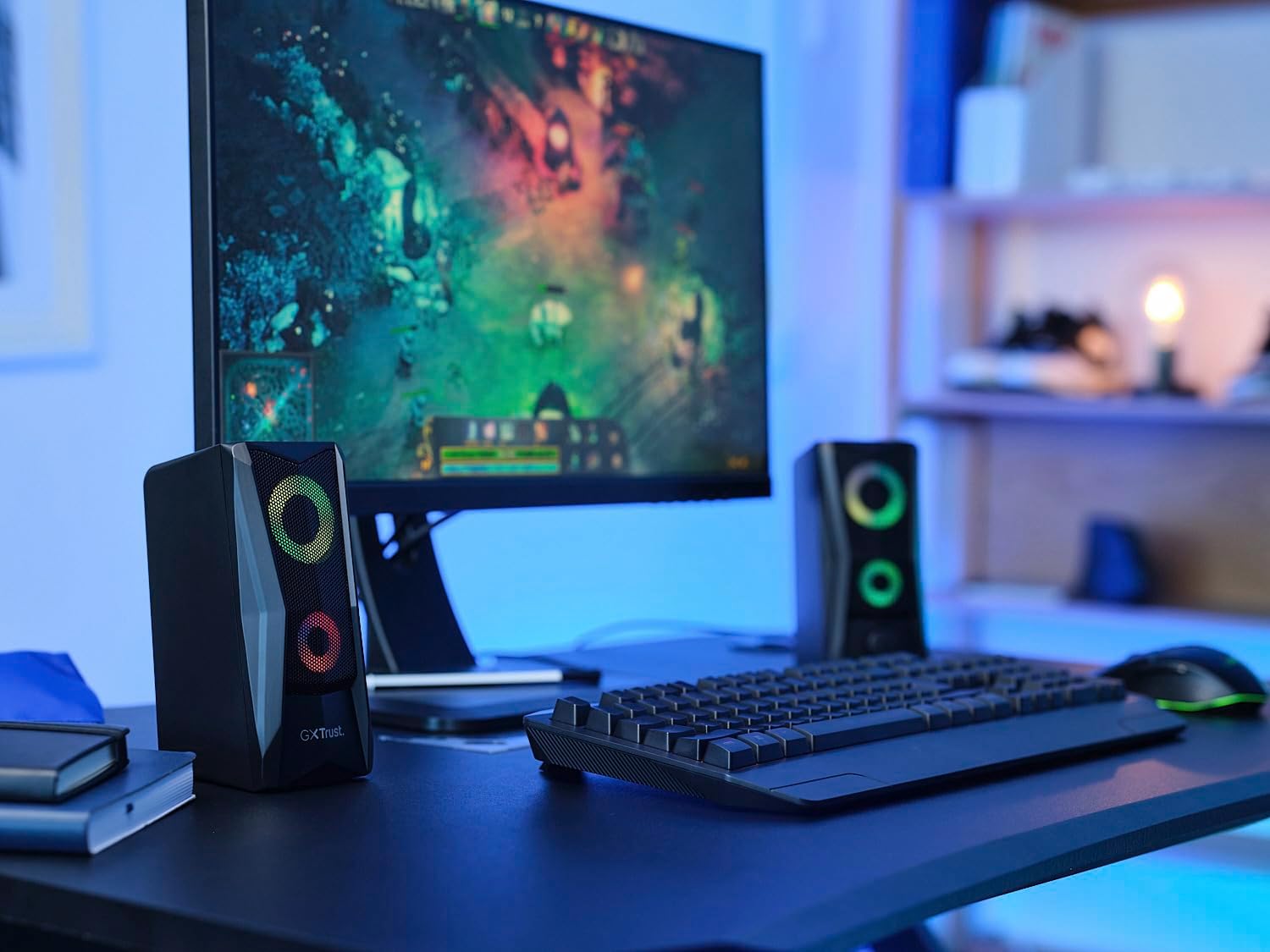 Altifalantes Trust Gaming GXT 606 JAVV/ 12W/ 2.0/ Pretos - Imagem 5