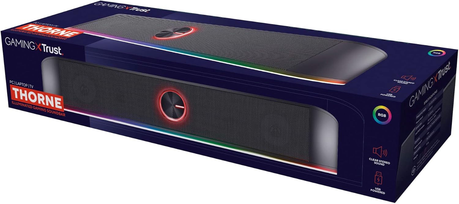 Barra de Som Trust Gaming GXT 619 Thorne/ 12W/ 2.0 - Imagem 12