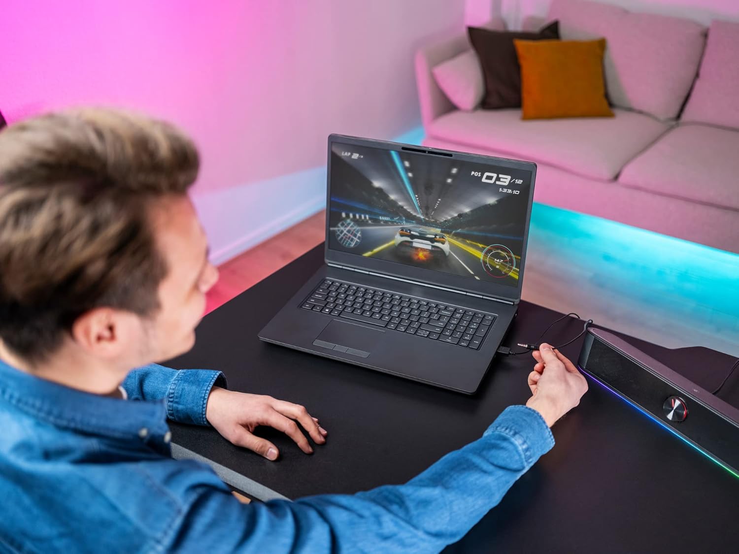 Barra de Som Trust Gaming GXT 619 Thorne/ 12W/ 2.0 - Imagem 8