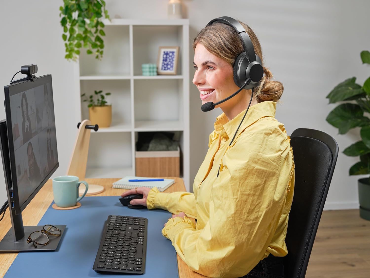 Auriculares Trust Ayda Max USB-ENC/ com Microfone/ USB/ Pretos - Imagem 10