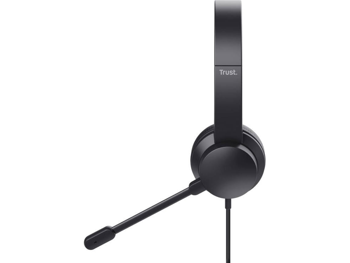 Auriculares Trust Ayda/ com Microfone/ USB/ Pretos - Imagem 2