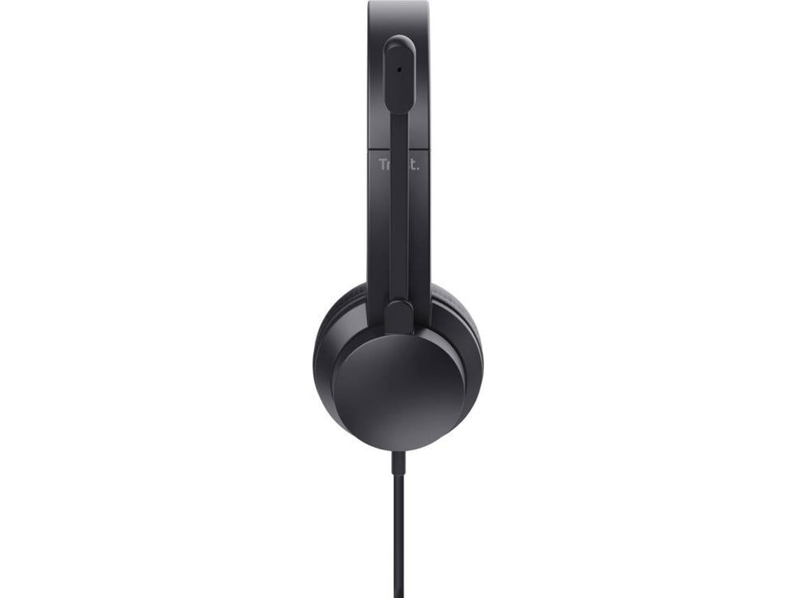 Auriculares Trust Ayda/ com Microfone/ USB/ Pretos - Imagem 3
