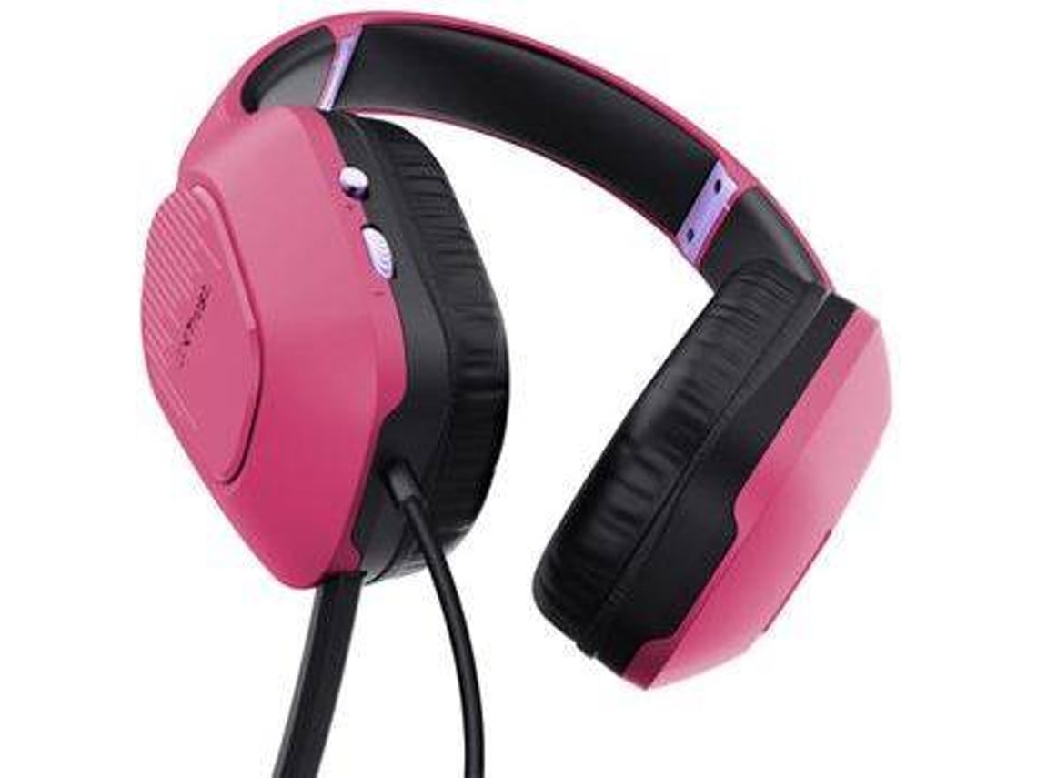 Auscultadores Gaming com Microfone Trust Gaming GXT 415 Zirox/ Jack 3.5/ Cor-de-Rosa - Imagem 3