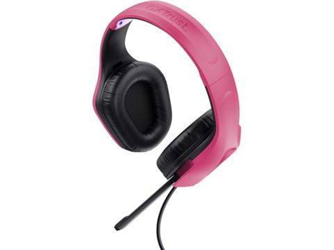 Auscultadores Gaming com Microfone Trust Gaming GXT 415 Zirox/ Jack 3.5/ Cor-de-Rosa - Imagem 4