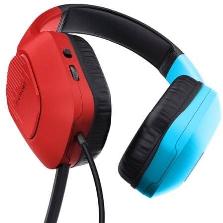 Auriculares Gaming com Microfone Trust Gaming GXT 416S Zirox/ Jack 3.5/ Azuis e Vermelhos - Imagem 3