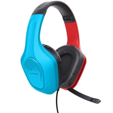 Auriculares Gaming com Microfone Trust Gaming GXT 416S Zirox/ Jack 3.5/ Azuis e Vermelhos - Imagem 2
