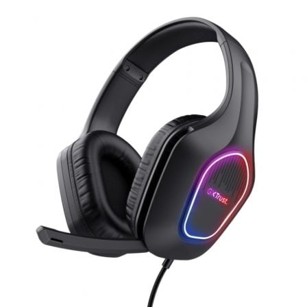 Auscultadores Gaming com Microfone Trust Gaming GXT 416 Zirox/ Jack 3.5/USB Pretos