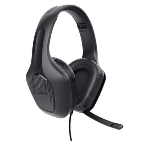 Auscultadores Gaming com Microfone Trust Gaming GXT 417 Zirox / Jack 3.5 / Pretos - Imagem 2