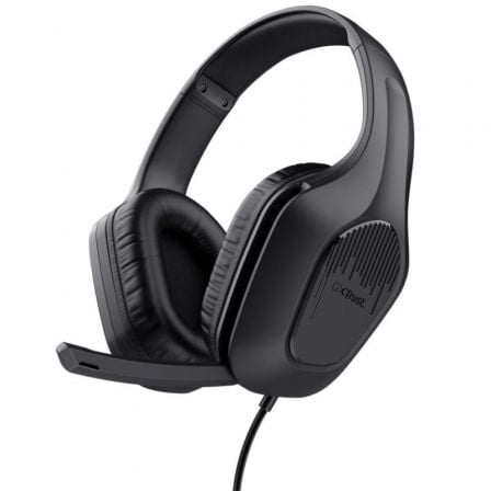 Auscultadores Gaming com Microfone Trust Gaming GXT 417 Zirox / Jack 3.5 / Pretos